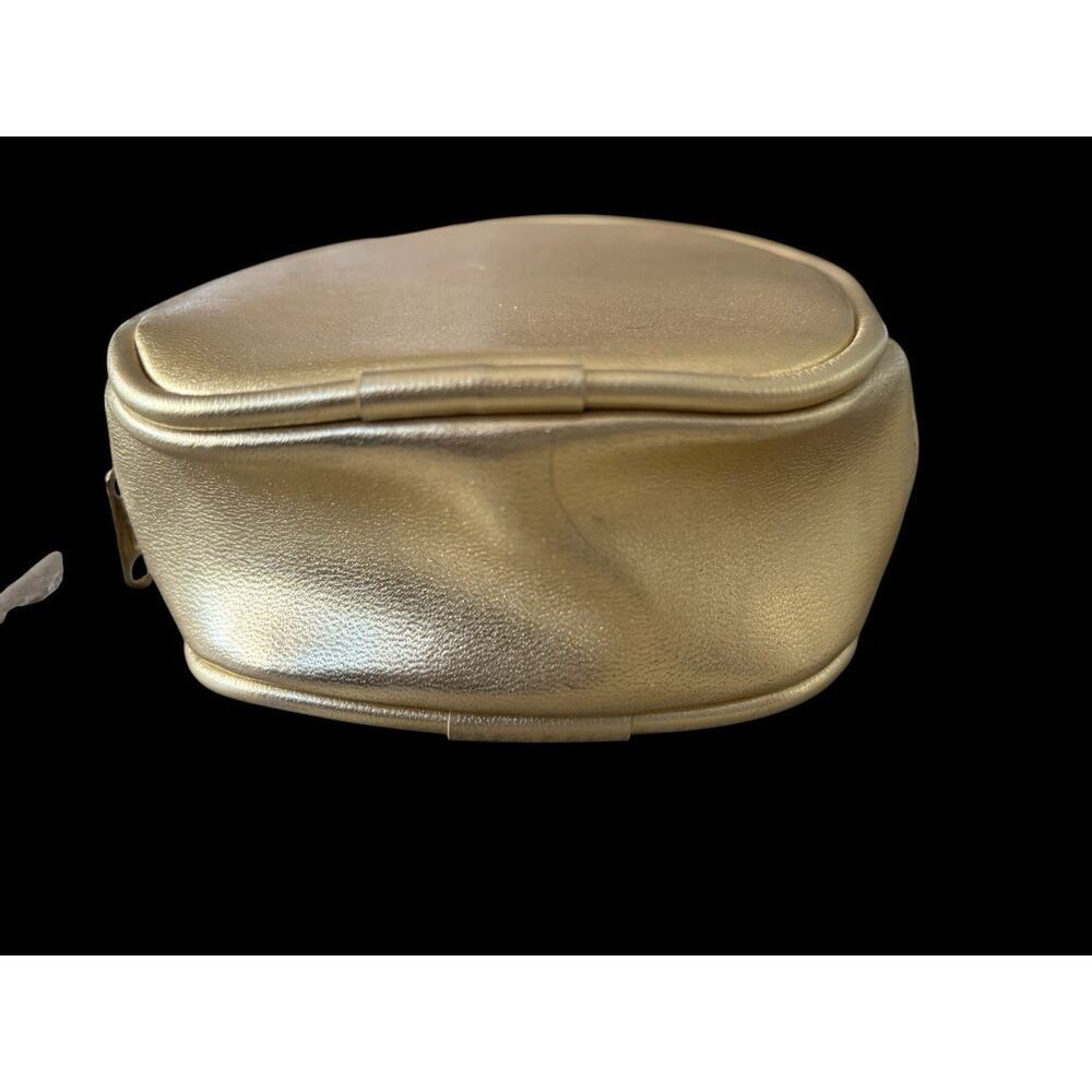 Dior Golden Mini Makeup Bag Zipper Cosmetic Case Travel 4” - Picture 3 of 7